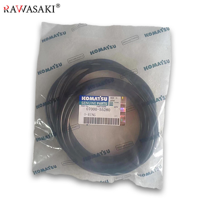 Komatsu bagian perbaikan excavator karet plastik 07000-55280 O cincin